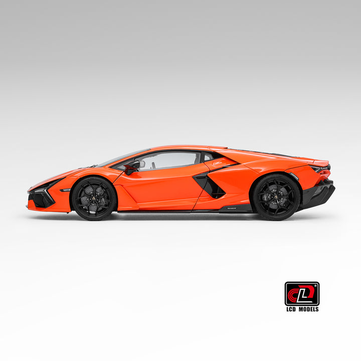 Lamborghini Revuelto Arancio Apodis Orange Diecast LCD 1:18 Model Car