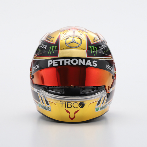 Lewis Hamilton - Mercedes AMG F1 Abu Dhabi 2018 Helmet Special Edition - 1/5 Proportion Spark Mini Helmet