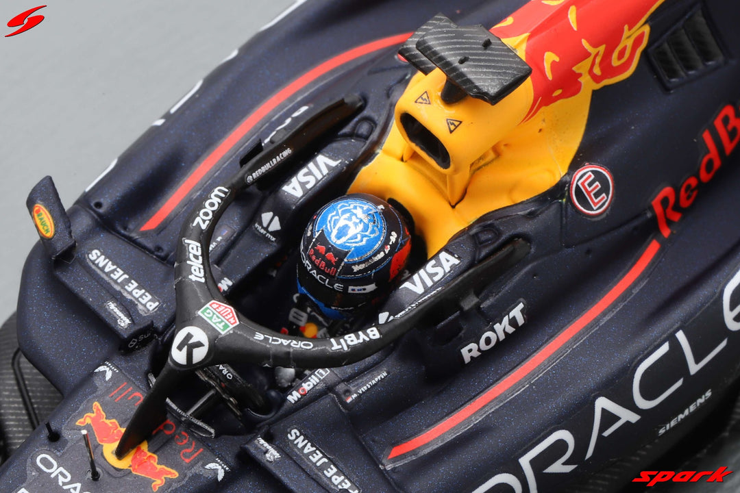 Max Verstappen Las Vegas GP 2024 F1 World Champion Red Bull Racing RB20 Model Car WC Edition - Spark Model
