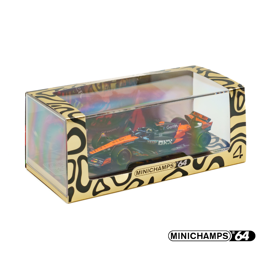 Lando Norris World Champion McLaren MCL39 - Test Abu Dhabi  - 1:64 Minichamps Model Car (Event Special Edition)