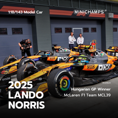 Lando Norris Hungarian GP Winner 2025 McLaren F1 Team MCL39 Model Car – Minichamps