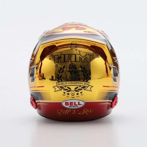 Lewis Hamilton - Mercedes AMG F1 Abu Dhabi 2018 Helmet Special Edition - 1/5 Proportion Spark Mini Helmet