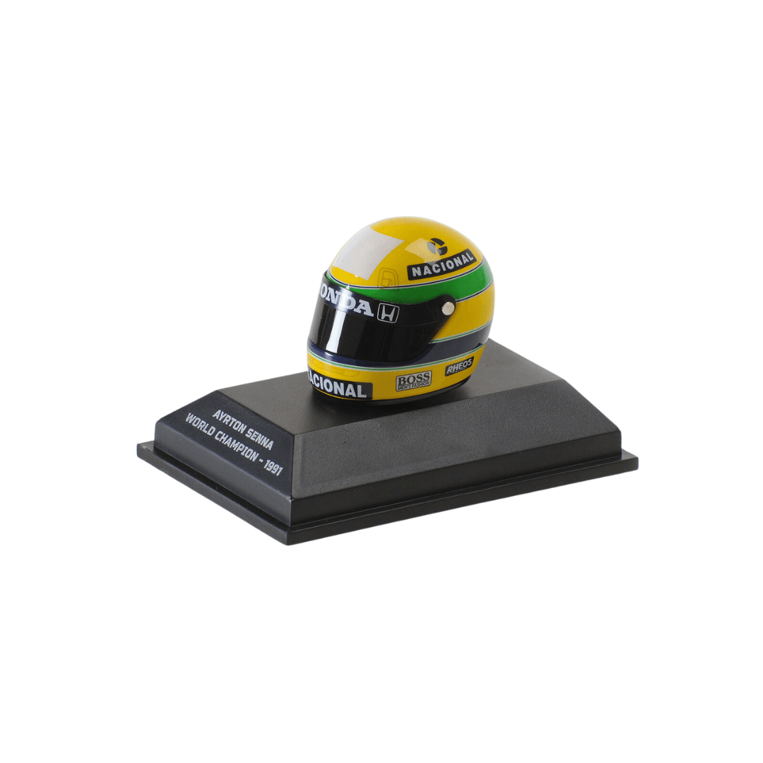Ayrton Senna F1 World Champion 1991 Model Helmet - Minichamps 1:8 Model Helmet