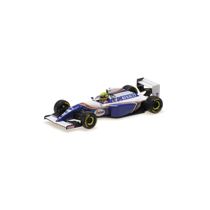 Scale 1:64 Ayrton Senna San Marino GP 1994 Williams Renault FW16 - 1:64 Minichamps Model Car