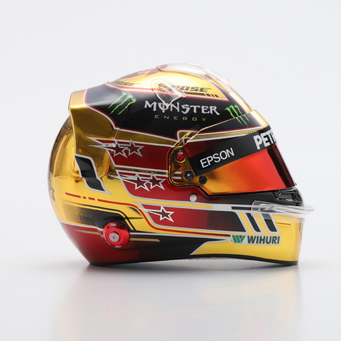 Lewis Hamilton - Mercedes AMG F1 Abu Dhabi 2018 Helmet Special Edition - 1/5 Proportion Spark Mini Helmet