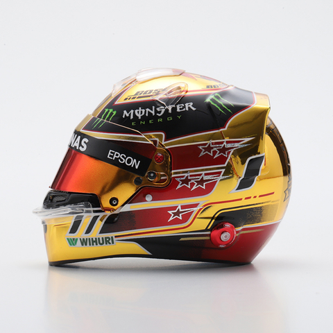 Lewis Hamilton - Mercedes AMG F1 Abu Dhabi 2018 Helmet Special Edition - 1/5 Proportion Spark Mini Helmet