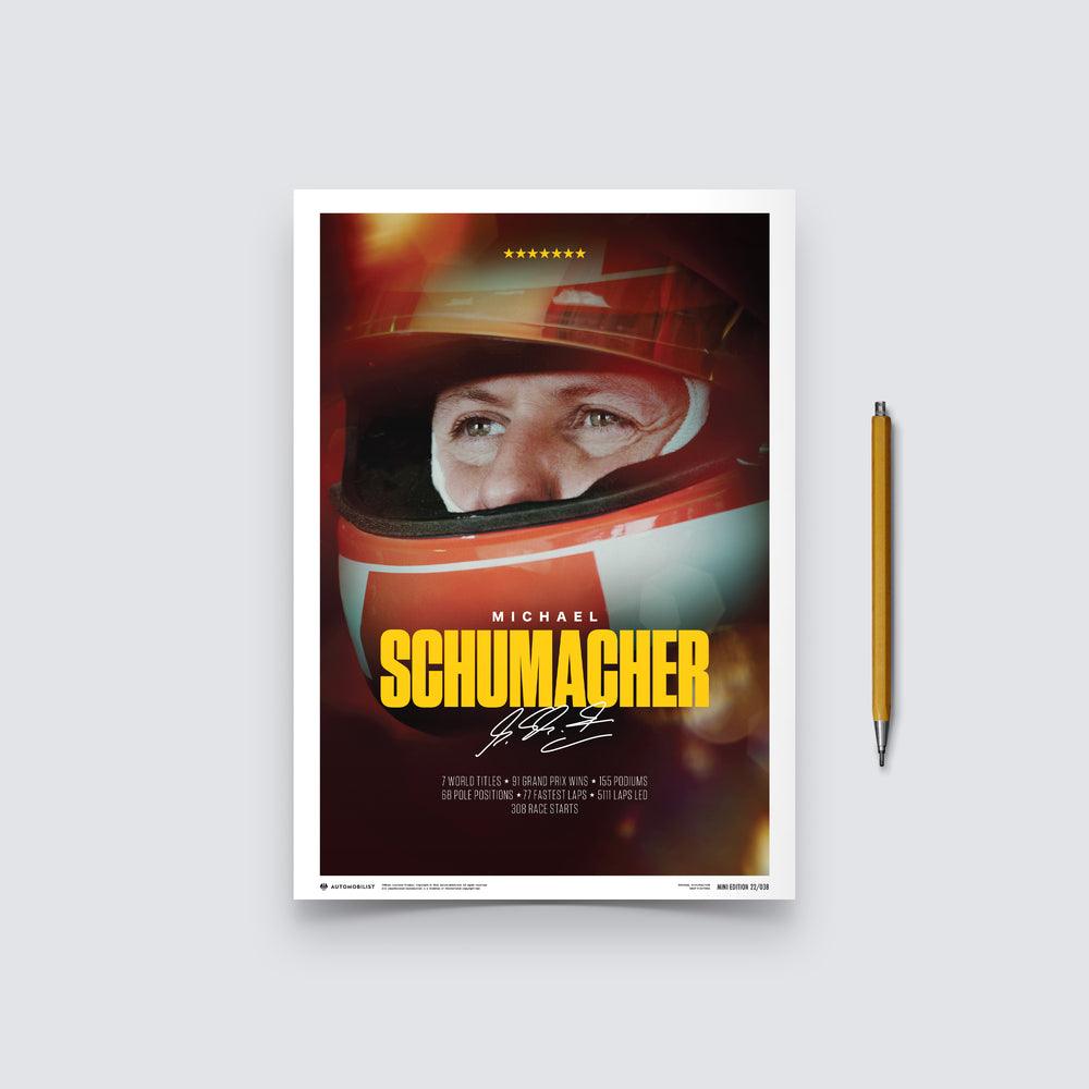 Michael Schumacher - Keep Fighting - 2023 Automobilist Poster