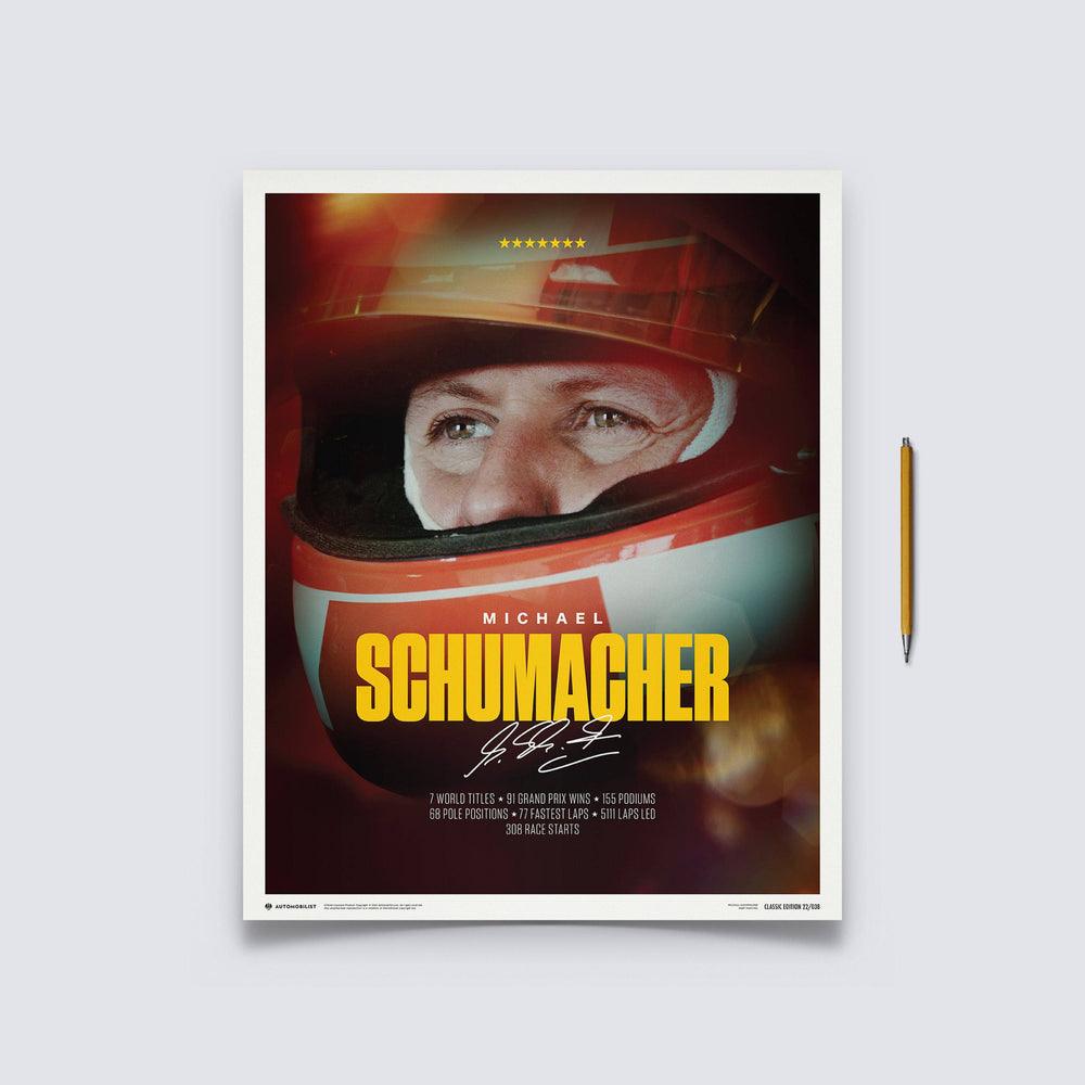 Michael Schumacher - Keep Fighting - 2023 Automobilist Poster