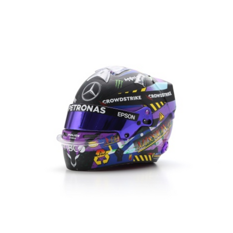 Lewis Hamilton - Mercedes AMG F1 British GP 2021 Helmet Rework Edition- 1/5 Proportion Spark Mini Helmet