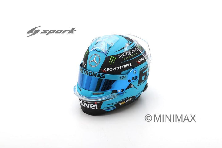Mercedes AMG F1 1/5 Proportion Mini Helmet George Russell 2023 F1 Season