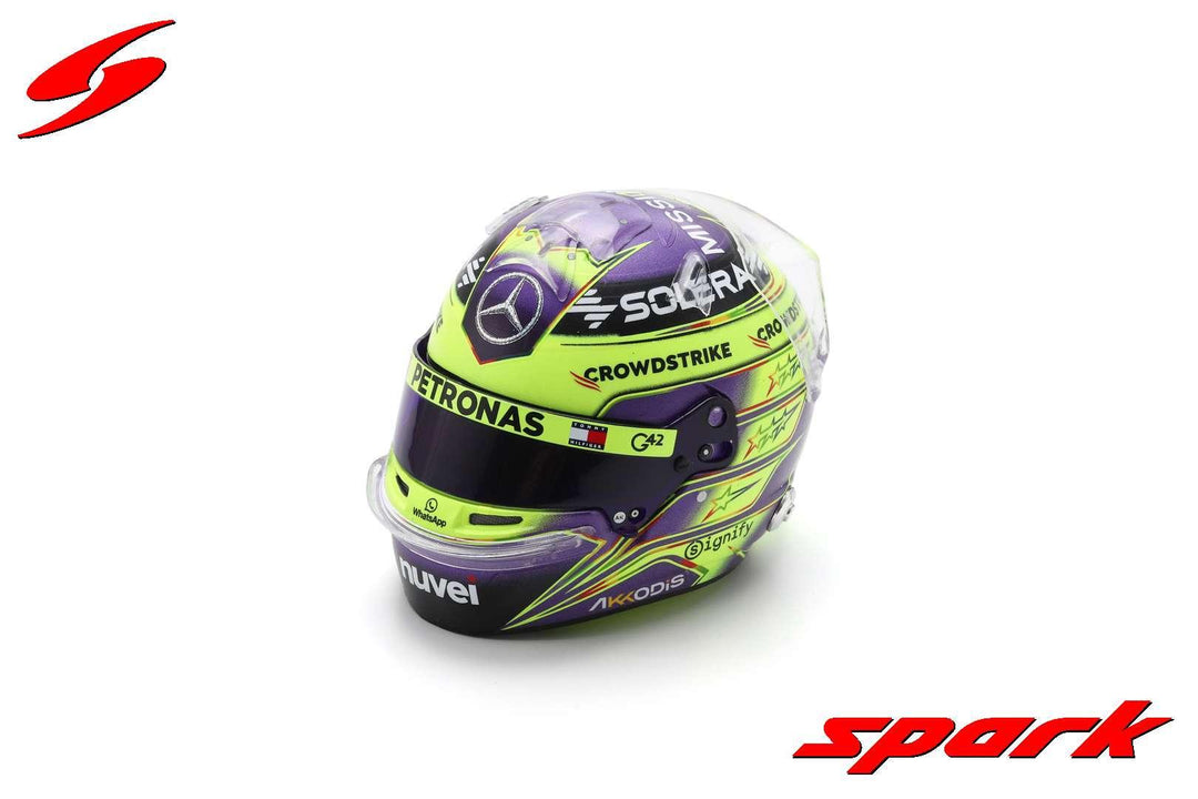 Lewis Hamilton - Mercedes AMG F1 British GP 2024 Helmet - 1/5 Proportion Mini Helmet