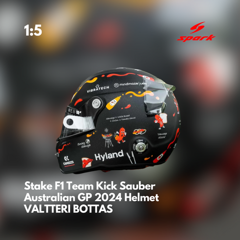 Valtteri Bottas - Kick Sauber F1 Australian GP 2024 Helmet - 1/5 Proportion Mini Helmet