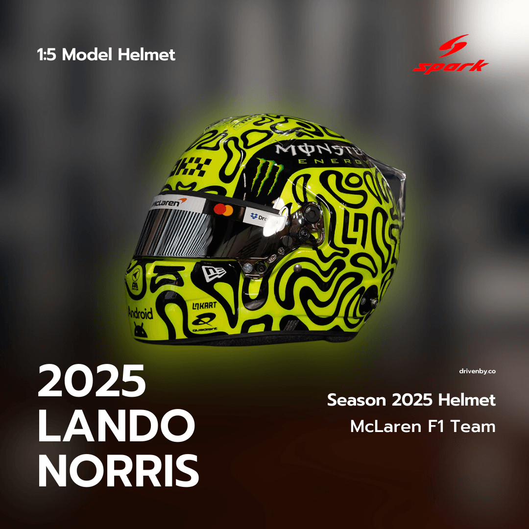 Lando Norris Helmet McLaren F1 Team Season 2025 Helmet - Spark 1:5 Helmet