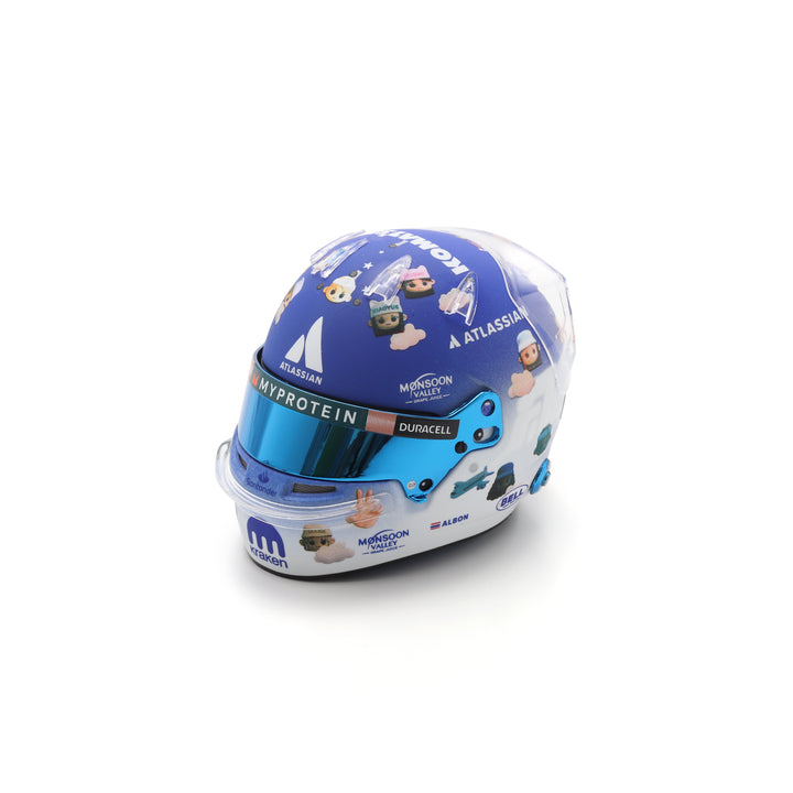Alex Albon Helmet British GP 2025 - Williams Racing - Spark 1:5 Helmet