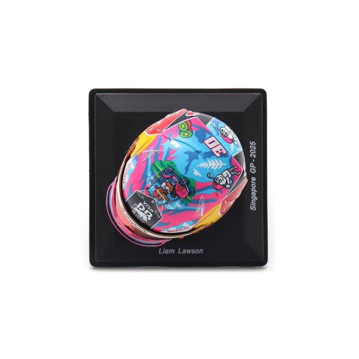 Liam Lawson Helmet Singapore GP 2025 RB F1 Team - Spark 1:5 Helmet
