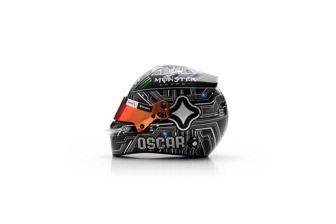 Oscar Piastri Helmet US GP 2025 McLaren F1 Team - Spark 1:5 Helmet