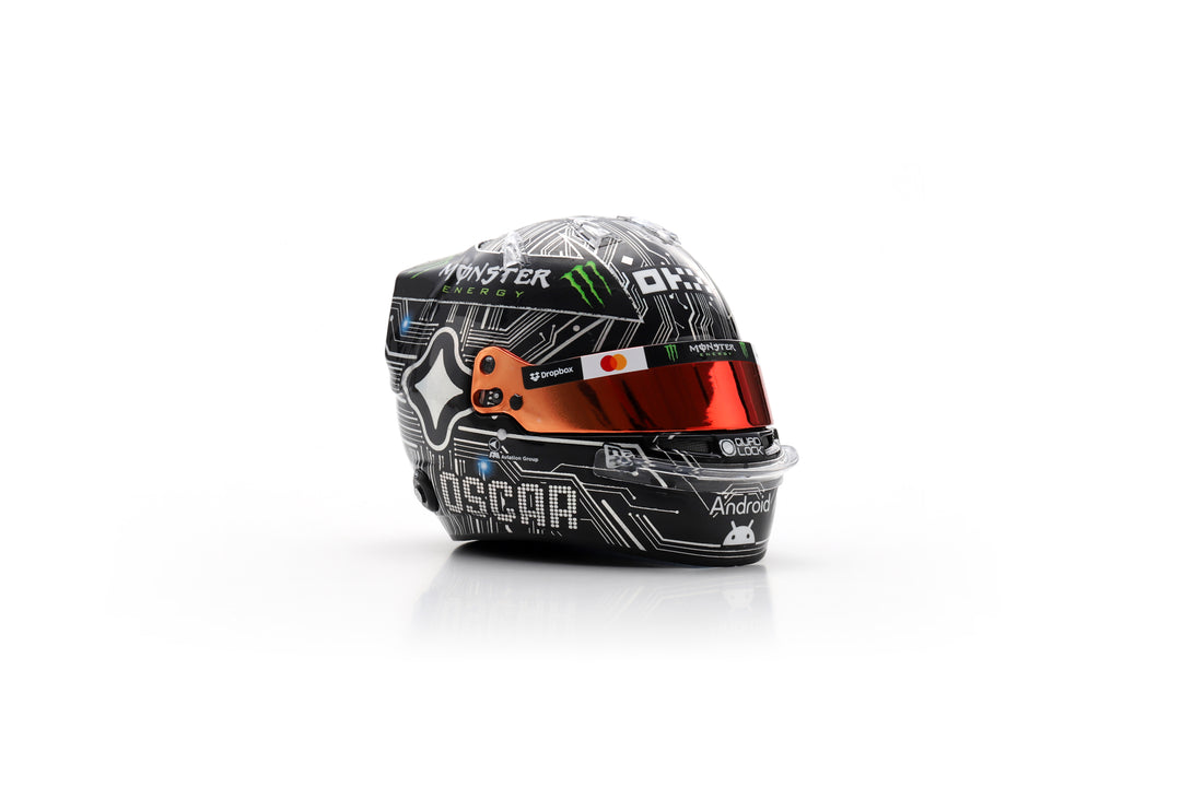 Oscar Piastri Helmet US GP 2025 McLaren F1 Team - Spark 1:5 Helmet