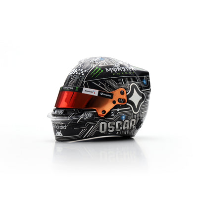 Oscar Piastri Helmet US GP 2025 McLaren F1 Team - Spark 1:5 Helmet