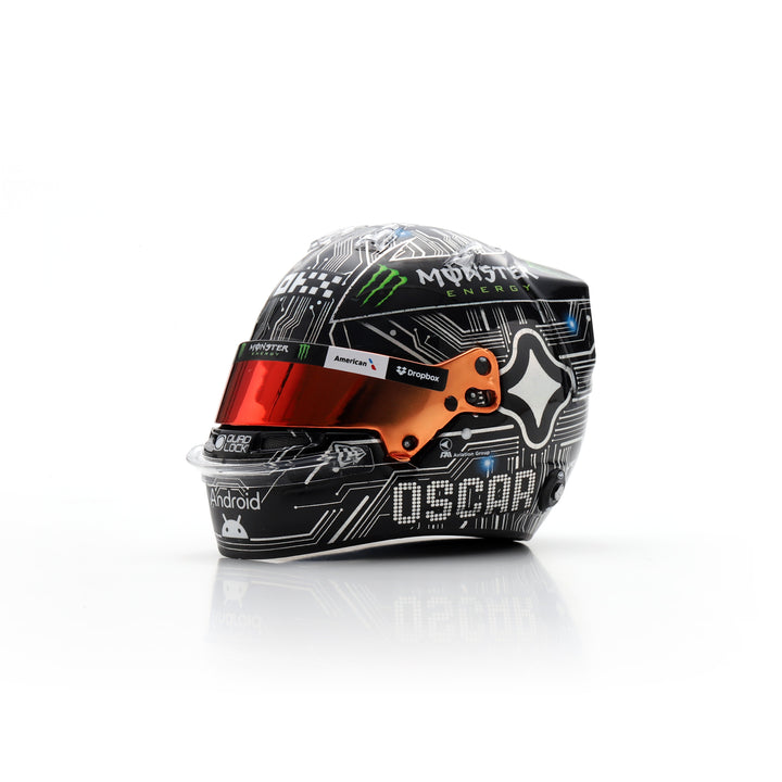 Oscar Piastri Helmet US GP 2025 McLaren F1 Team - Spark 1:5 Helmet