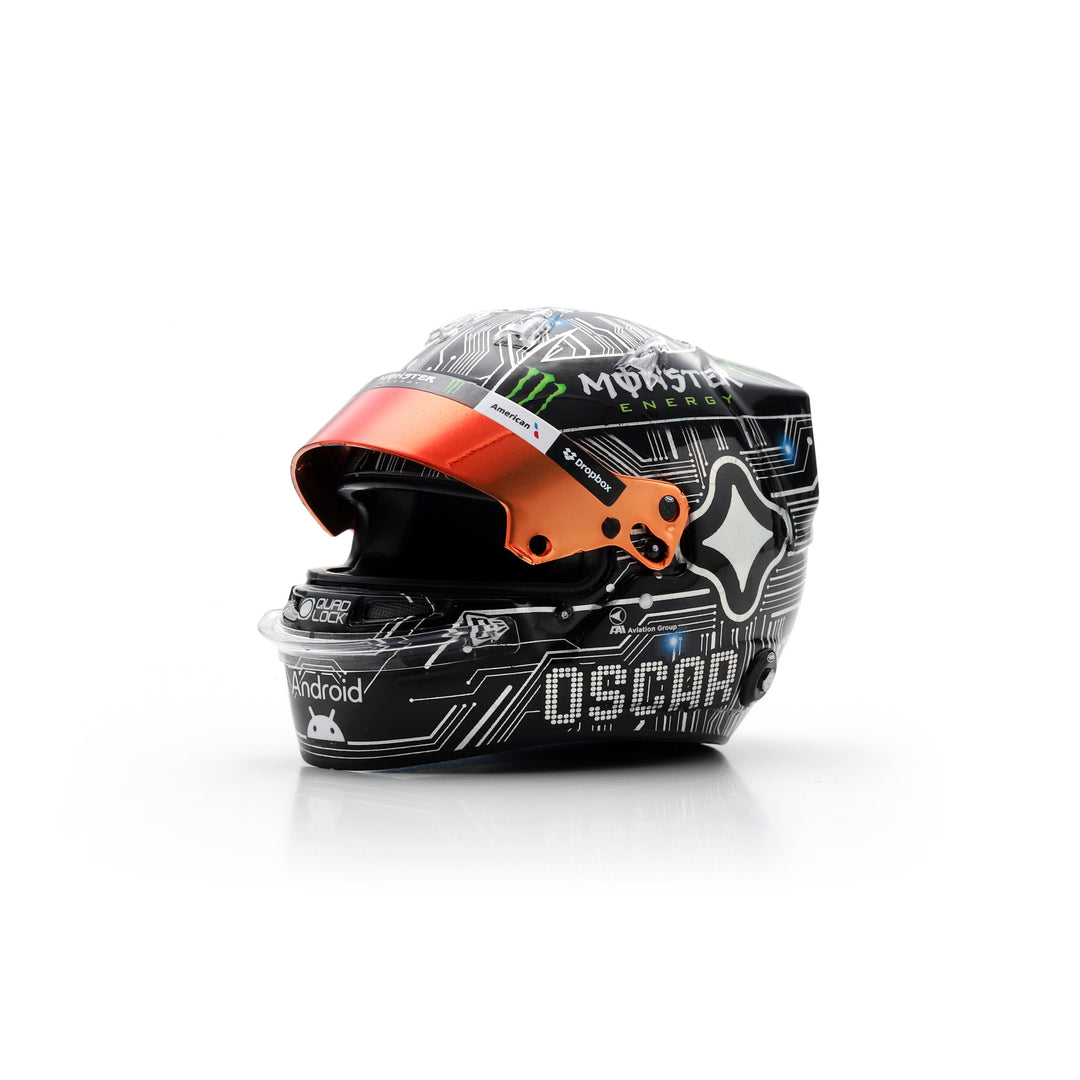 Oscar Piastri Helmet US GP 2025 McLaren F1 Team - Spark 1:5 Helmet