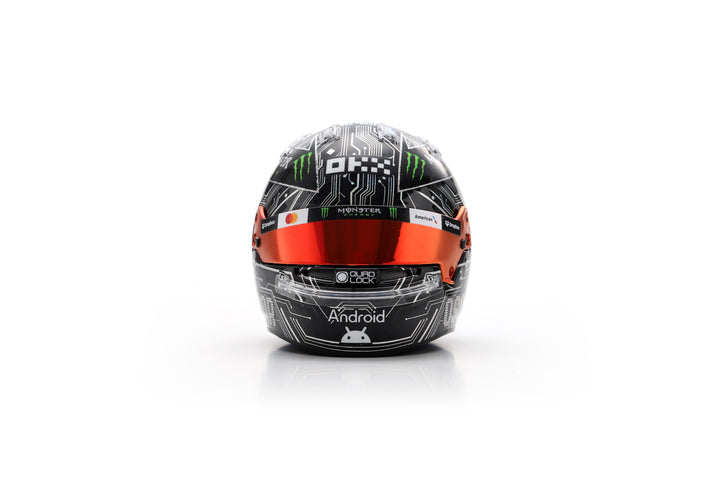 Oscar Piastri Helmet US GP 2025 McLaren F1 Team - Spark 1:5 Helmet