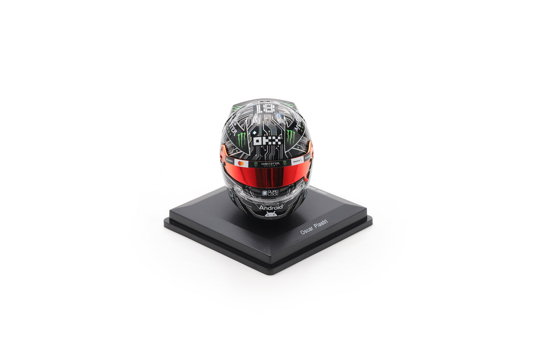 Oscar Piastri Helmet US GP 2025 McLaren F1 Team - Spark 1:5 Helmet