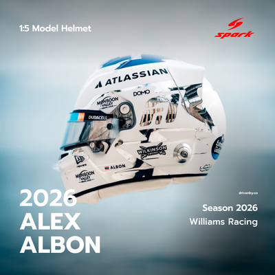 Alex Albon Helmet Season 2026 Williams F1 Team - Spark 1:5 Helmet