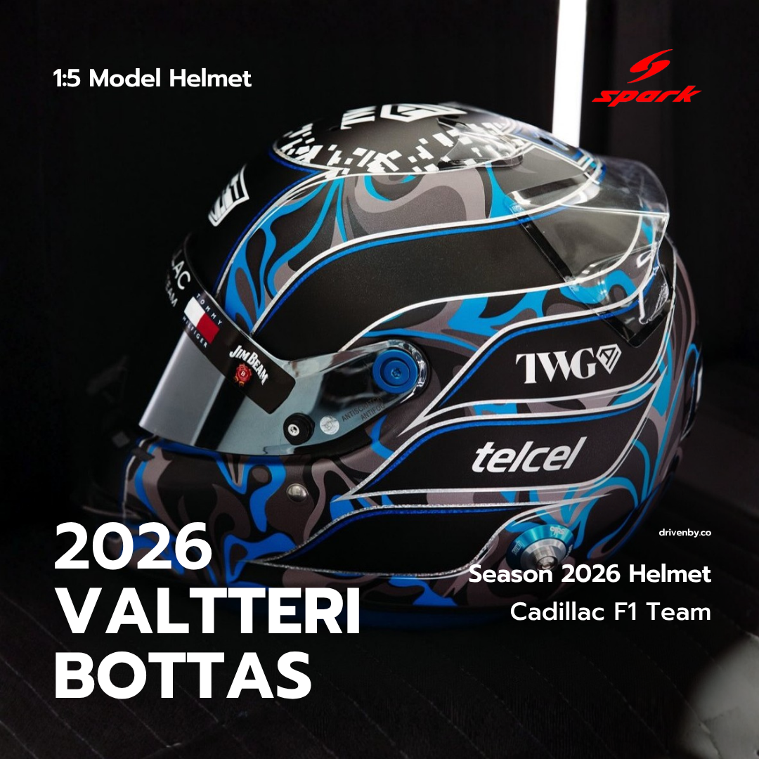 Valtteri Bottas Helmet 2026 Cadillac F1 Team - Spark 1:5 Helmet