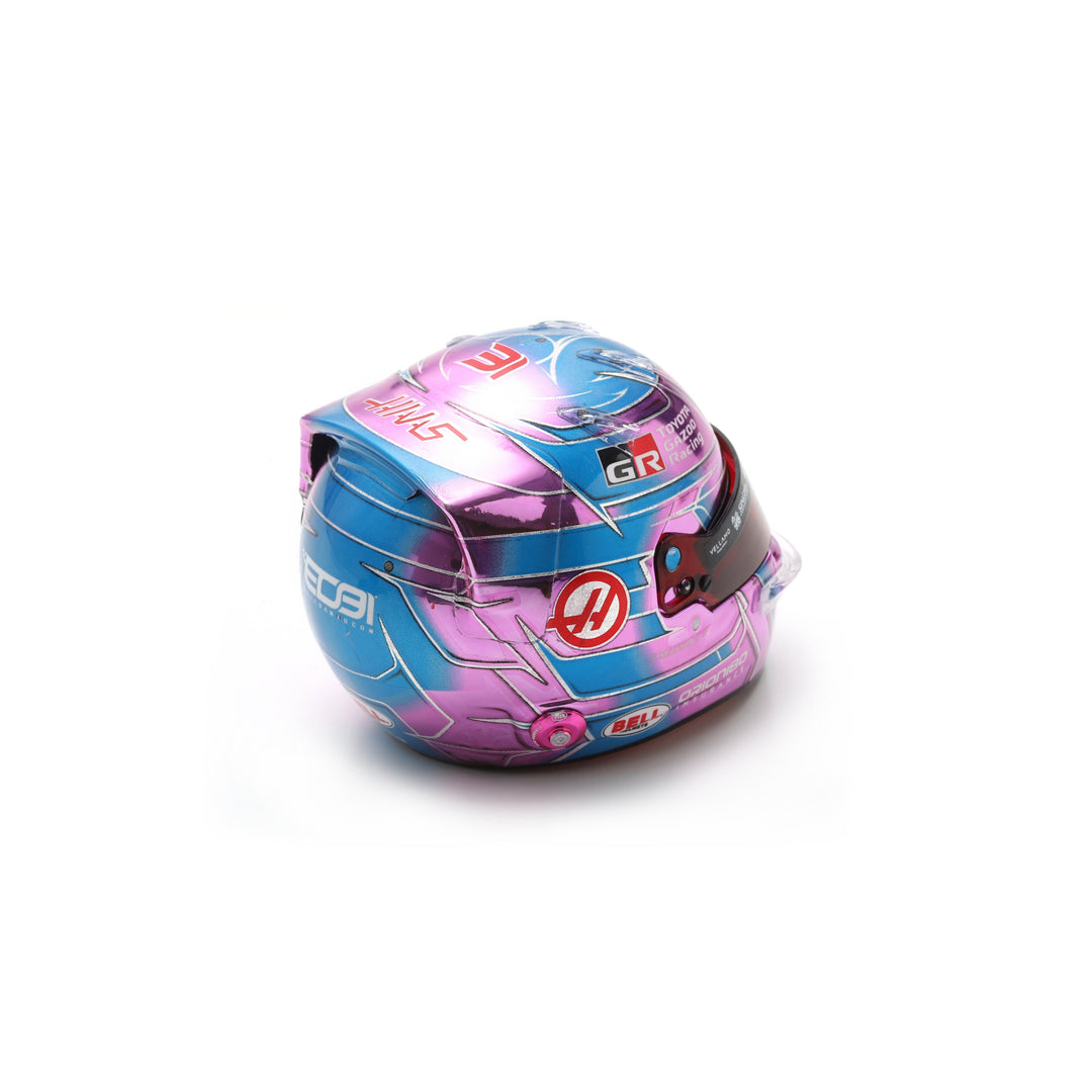 Esteban Ocon Helmet Miami GP 2026 TGR Haas F1 Team - Spark 1:5 Helmet