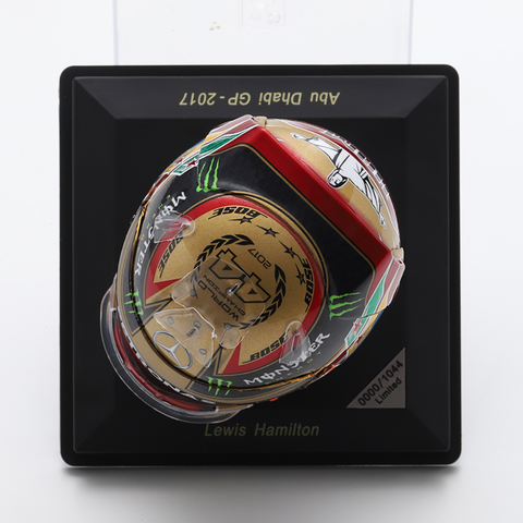 Lewis Hamilton - Abu Dhabi 2017 Helmet Special Edition - 1/5 Proportion Spark Mini Helmet