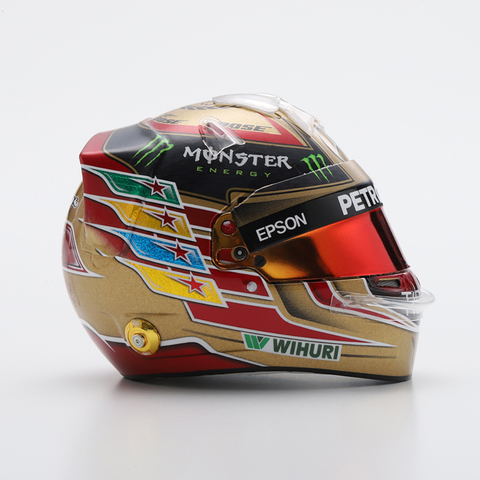 Lewis Hamilton - Abu Dhabi 2017 Helmet Special Edition - 1/5 Proportion Spark Mini Helmet