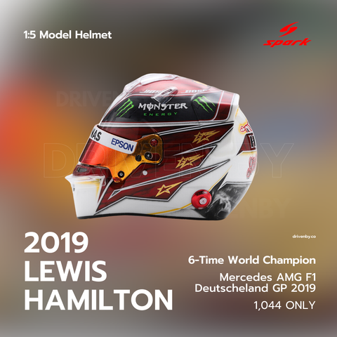 Lewis Hamilton - Deutschland GP 2019 Helmet Special Edition - 1/5 Proportion Spark Mini Helmet