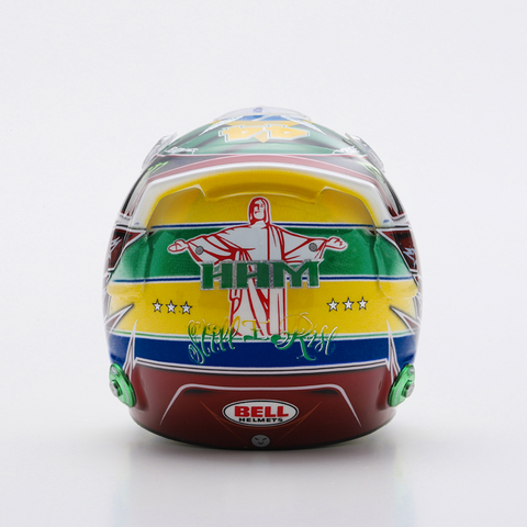 Lewis Hamilton - Brazilian GP 2019 Helmet Special Edition - 1/5 Proportion Spark Mini Helmet