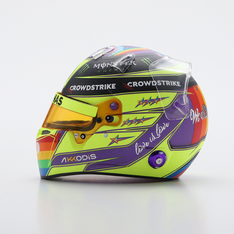 Lewis Hamilton - Canadian GP 2022 Helmet Special Edition - 1/5 Proportion Spark Mini Helmet