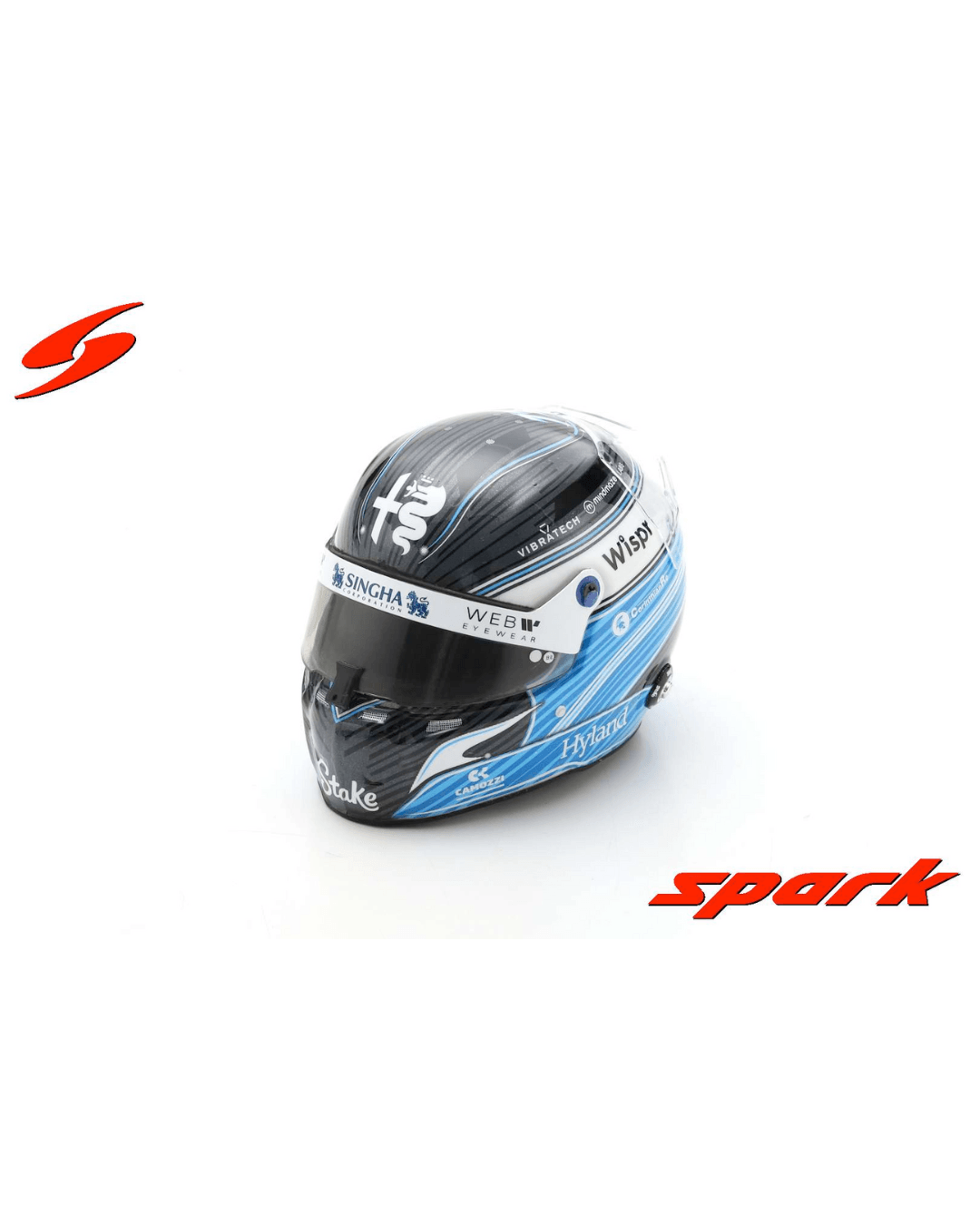 Alfa Romeo F1 1/5 Proportion Model Mini Helmet Valtteri Bottas 2023 F1 Season