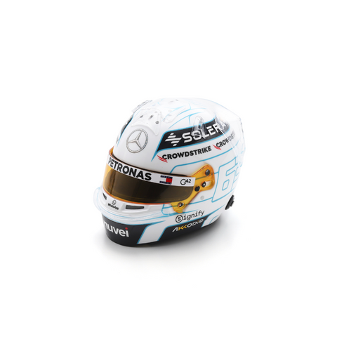 George Russell - Mercedes AMG F1 Qatar GP 2024 Special Helmet - 1/5 Proportion Mini Helmet