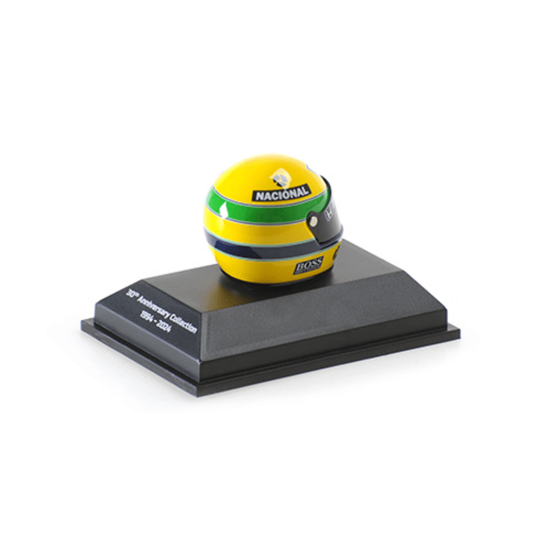 Ayrton Senna F1 World Champion 1988 Model Helmet - Minichamps 1:8 Model Helmet
