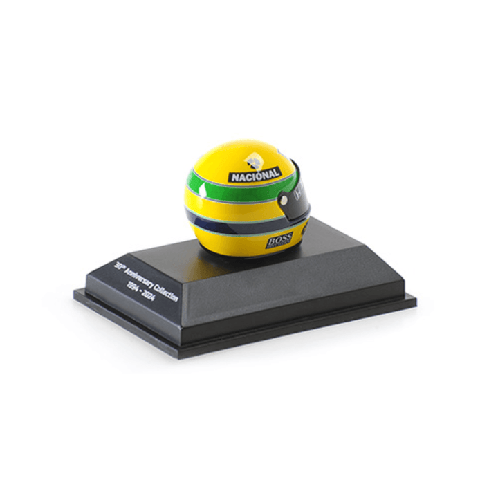Ayrton Senna F1 World Champion 1988 Model Helmet - Minichamps 1:8 Model Helmet