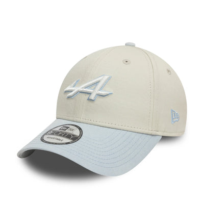Alpine F1 Team Acid Wash 9Forty Cap - Chrome White/Pastel Blue