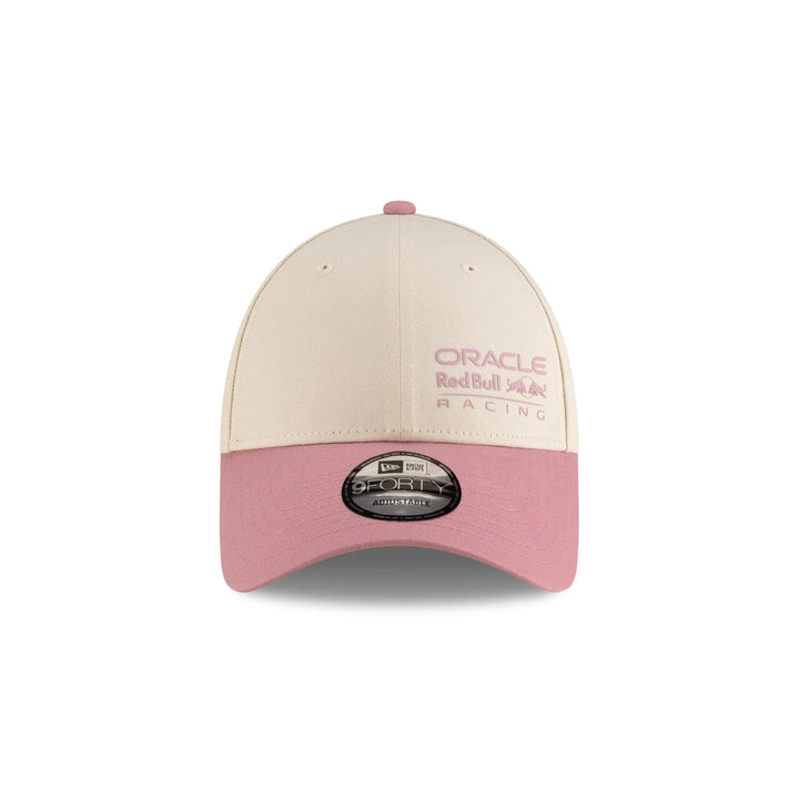 Red Bull Racing New Era Team Collection '25 Contrast 9Forty Cap - Light Cream/Pink