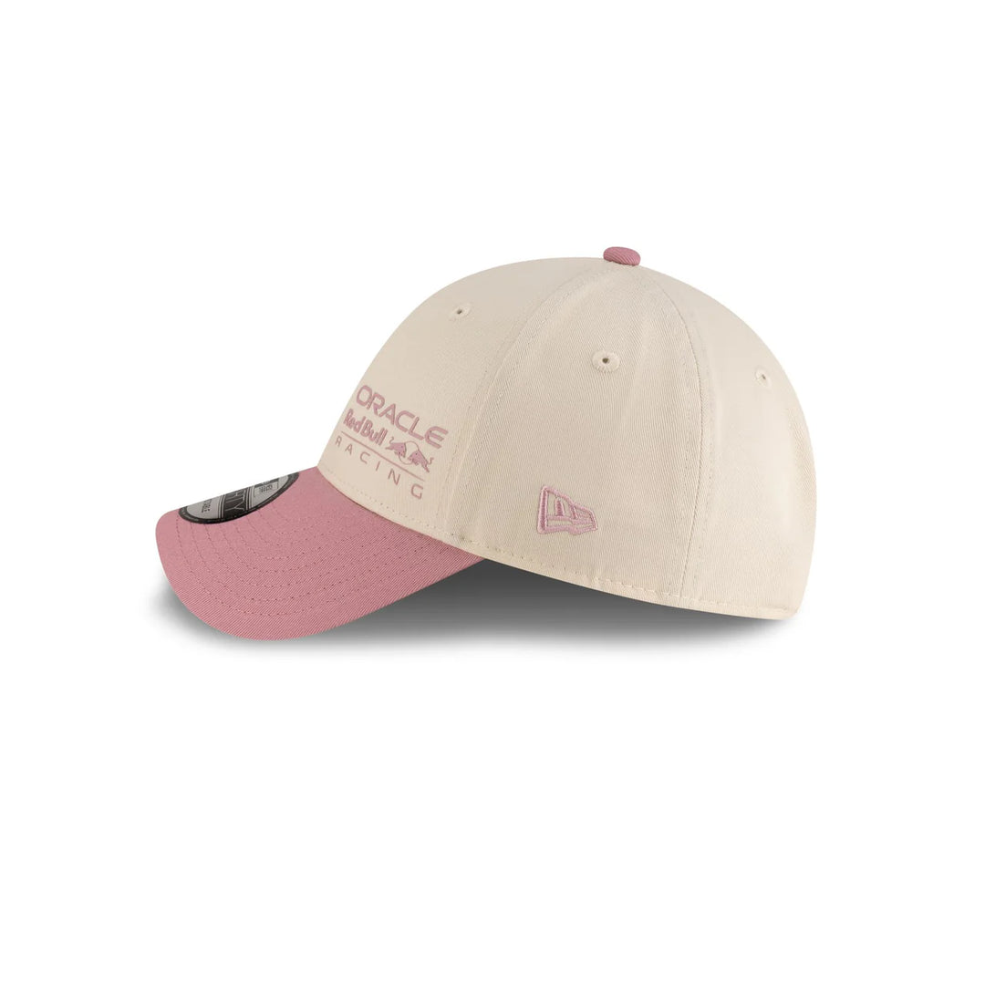 Red Bull Racing New Era Team Collection '25 Contrast 9Forty Cap - Light Cream/Pink