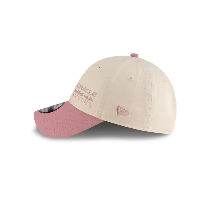 Red Bull Racing New Era Team Collection '25 Contrast 9Forty Cap - Light Cream/Pink