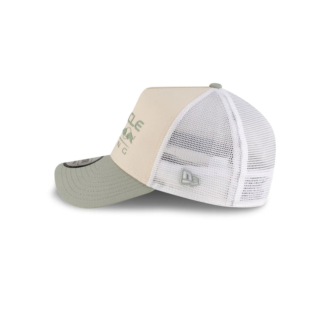 Red Bull Racing 2025 E-Frame Trucker Cap - Light Beige