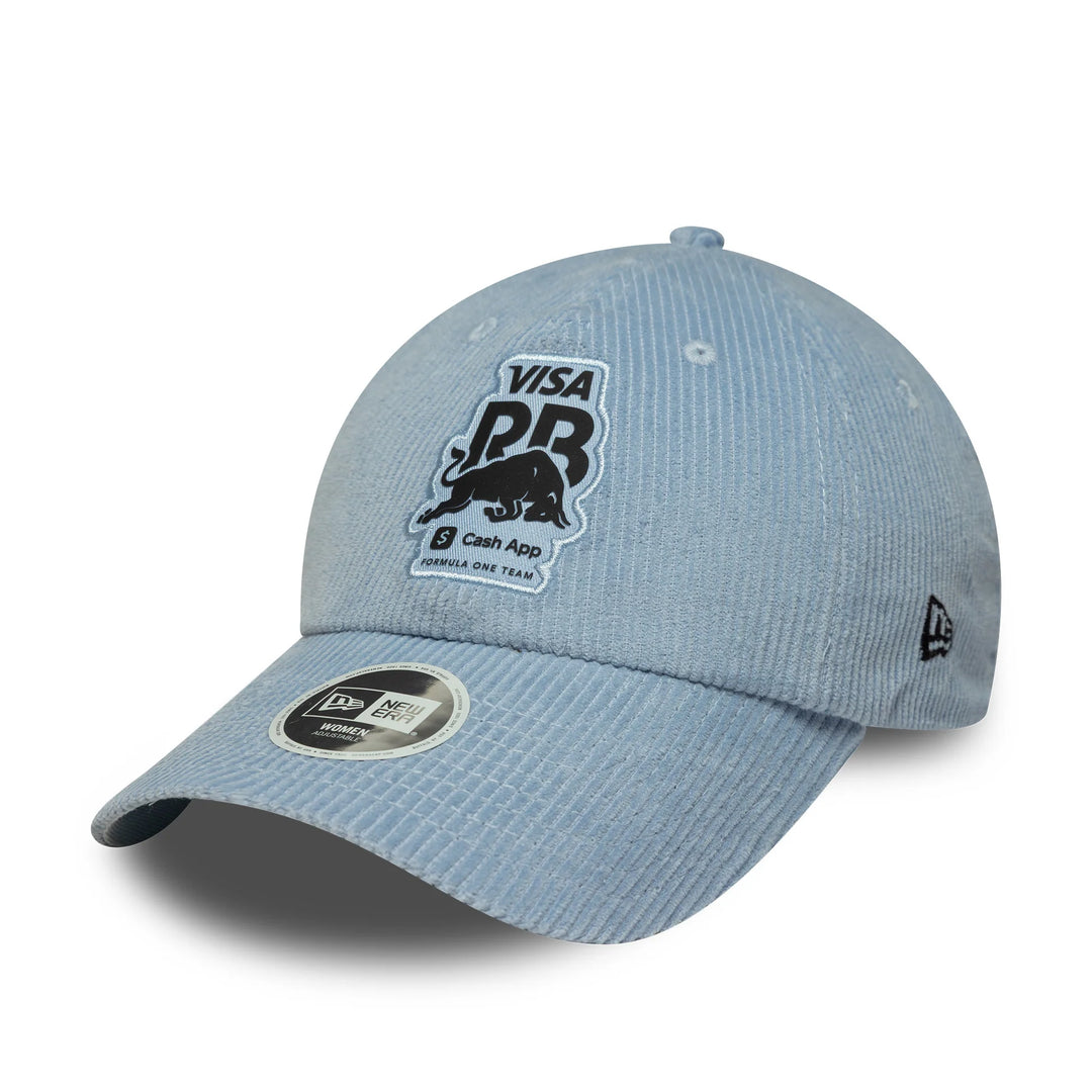 Visa Cash App Racing Bulls Womens Pastel Blue Cord Pony Tail Cap