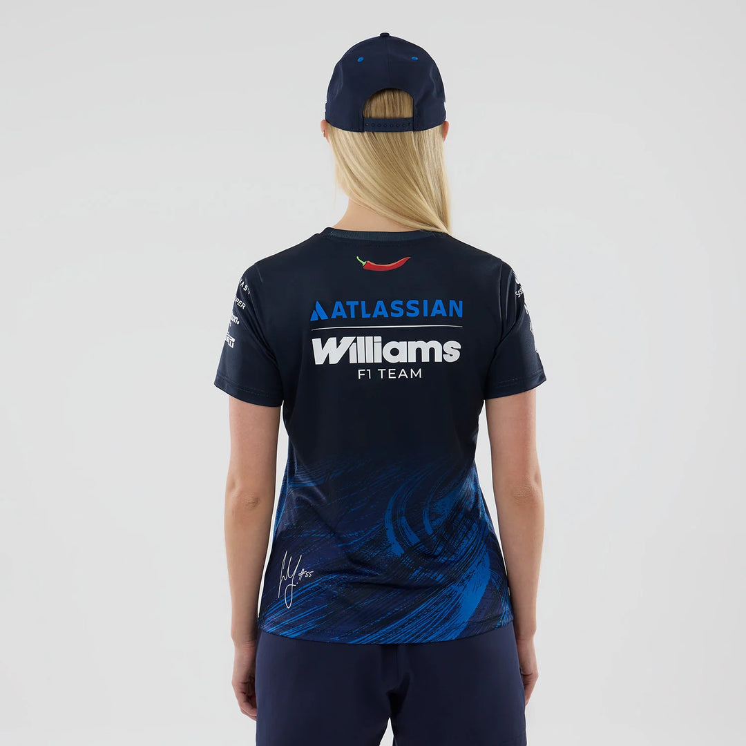 Williams F1 Team 2026 Team Tech Tee Carlos Sainz Womens