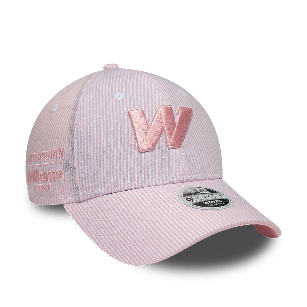 Williams F1 Seersucker 9Forty Cap Womens - Lavender Pink