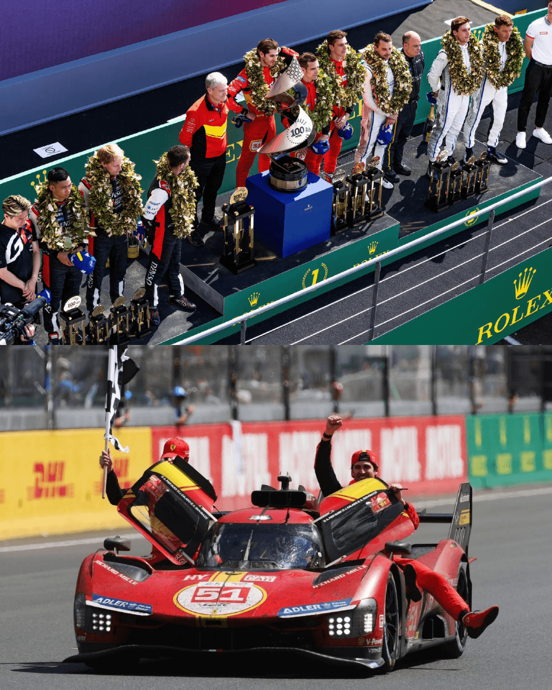 Ferrari Hypercar #51 499P 2023 Le mans 100th anniversary Winner - Ferrari AF Corse - Model Car - BBR