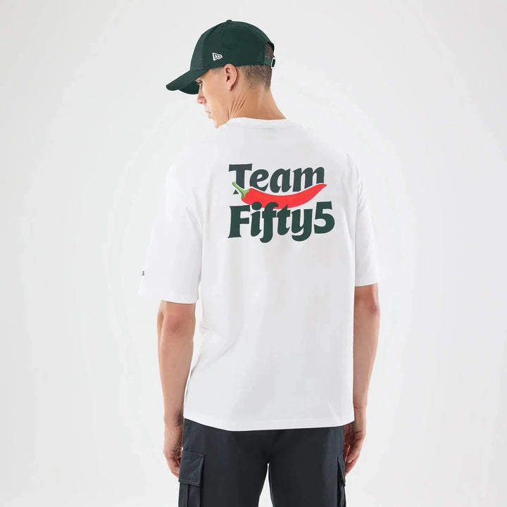 Carlos Sainz Team Fifty5 Oversized Tee Adults - White