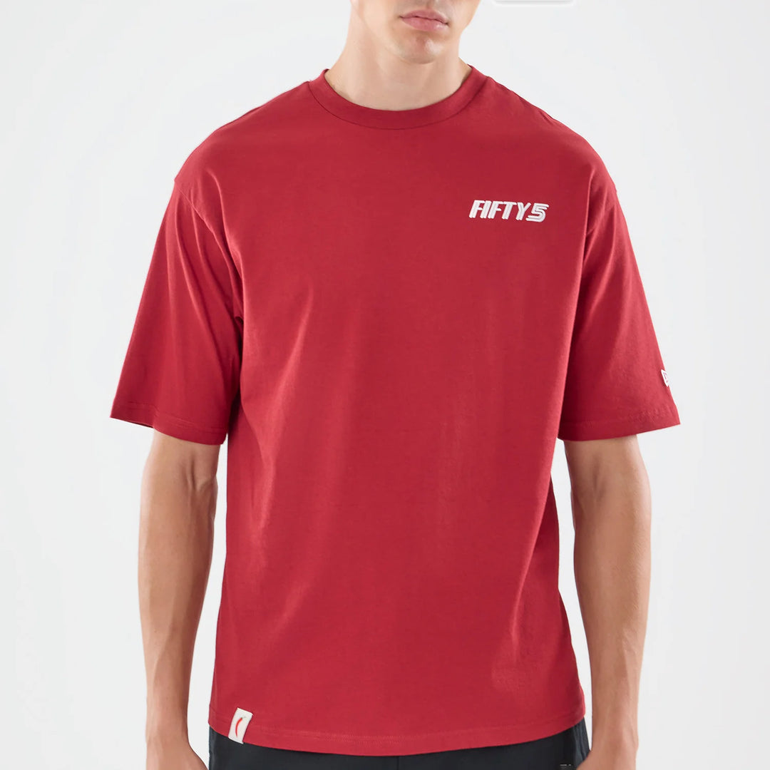 Carlos Sainz Team Fifty5 Madrid Oversized Tee Adults - Red
