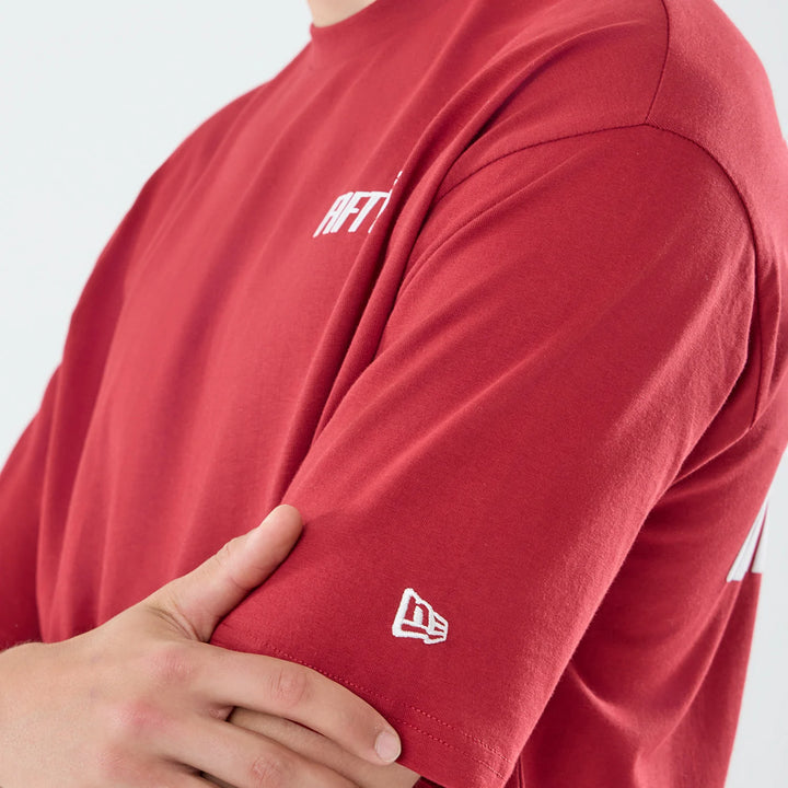 Carlos Sainz Team Fifty5 Madrid Oversized Tee Adults - Red